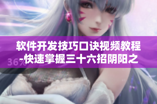 軟件開發(fā)技巧口訣視頻教程-快速掌握三十六招陰陽(yáng)之道