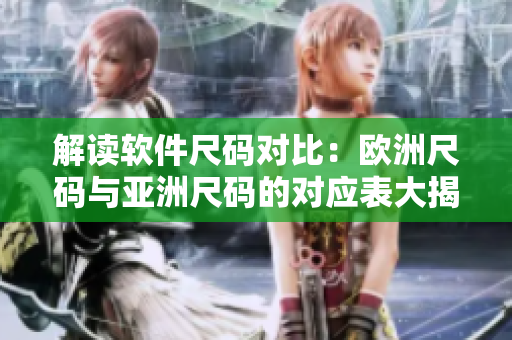 解讀軟件尺碼對比：歐洲尺碼與亞洲尺碼的對應(yīng)表大揭秘！