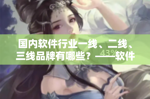 國內(nèi)軟件行業(yè)一線、二線、三線品牌有哪些？——軟件品牌全揭秘