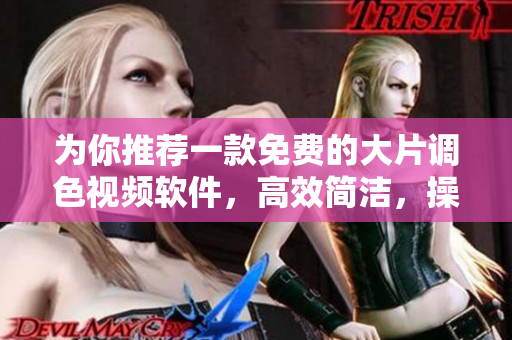 為你推薦一款免費的大片調(diào)色視頻軟件，高效簡潔，操作易學(xué)！