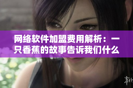 網(wǎng)絡(luò)軟件加盟費(fèi)用解析：一只香蕉的故事告訴我們什么？