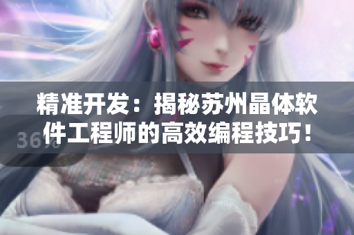 精準開發(fā)：揭秘蘇州晶體軟件工程師的高效編程技巧！
