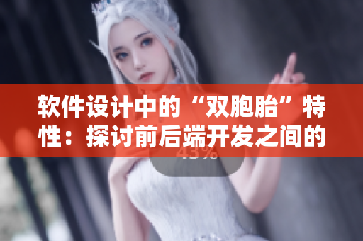 軟件設(shè)計中的“雙胞胎”特性：探討前后端開發(fā)之間的夾心關(guān)系