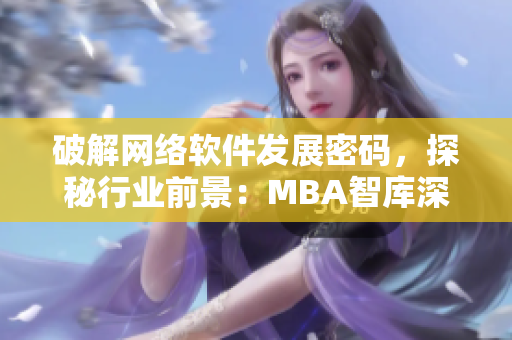 破解網(wǎng)絡(luò)軟件發(fā)展密碼，探秘行業(yè)前景：MBA智庫深度分析