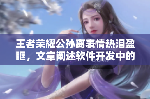 王者榮耀公孫離表情熱淚盈眶，文章闡述軟件開發(fā)中的情感表達(dá)設(shè)計策略