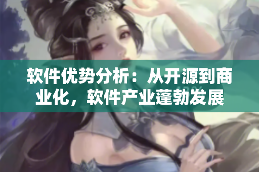 軟件優(yōu)勢(shì)分析：從開(kāi)源到商業(yè)化，軟件產(chǎn)業(yè)蓬勃發(fā)展