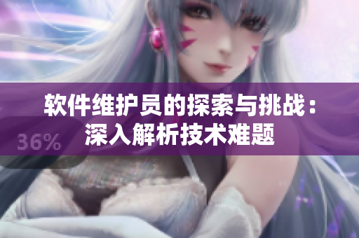 軟件維護(hù)員的探索與挑戰(zhàn)：深入解析技術(shù)難題