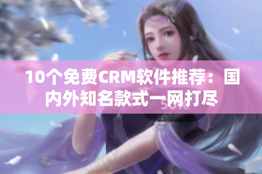 10個(gè)免費(fèi)CRM軟件推薦：國內(nèi)外知名款式一網(wǎng)打盡