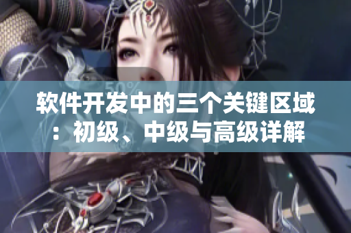 軟件開發(fā)中的三個(gè)關(guān)鍵區(qū)域：初級(jí)、中級(jí)與高級(jí)詳解