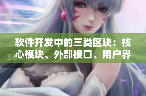 軟件開發(fā)中的三類區(qū)塊：核心模塊、外部接口、用戶界面，各具特色