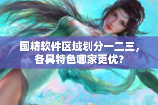 國精軟件區(qū)域劃分一二三，各具特色哪家更優(yōu)？