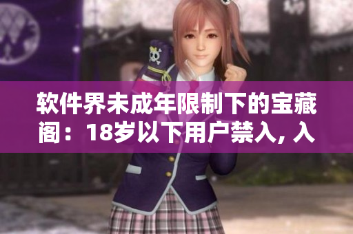 軟件界未成年限制下的寶藏閣：18歲以下用戶禁入, 入內(nèi)嚴(yán)禁。