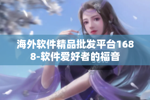 海外軟件精品批發(fā)平臺(tái)1688-軟件愛好者的福音