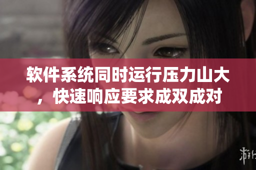 軟件系統(tǒng)同時運行壓力山大，快速響應(yīng)要求成雙成對