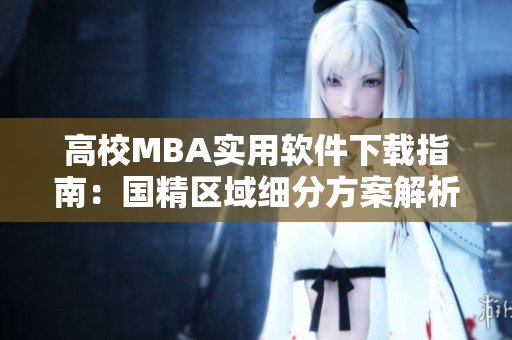 高校MBA實(shí)用軟件下載指南：國(guó)精區(qū)域細(xì)分方案解析