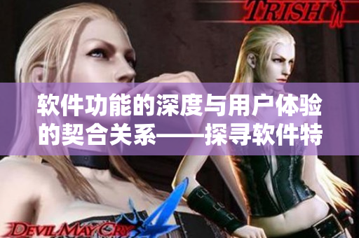 軟件功能的深度與用戶體驗的契合關系——探尋軟件特性與個性之間的共鳴