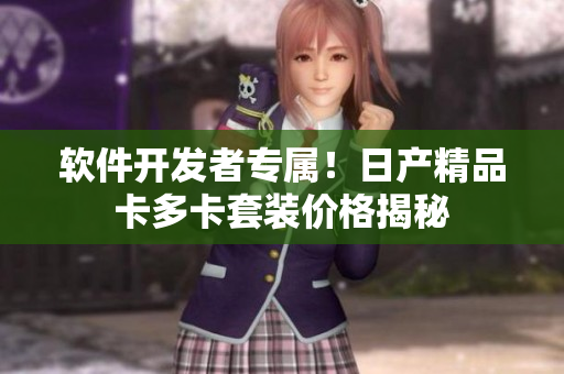 軟件開發(fā)者專屬！日產(chǎn)精品卡多卡套裝價(jià)格揭秘
