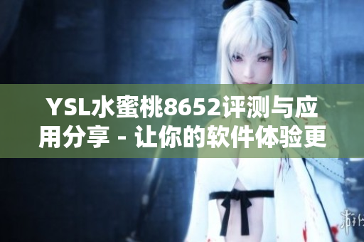 YSL水蜜桃8652評測與應(yīng)用分享 - 讓你的軟件體驗更加完美