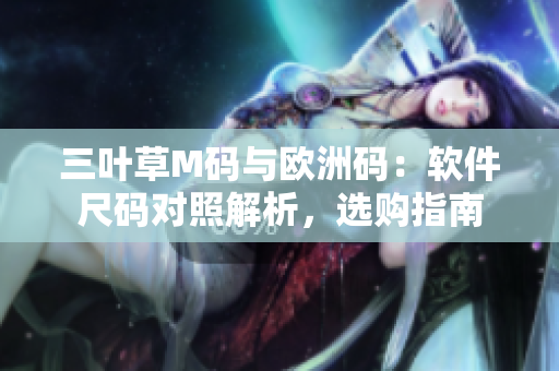 三葉草M碼與歐洲碼：軟件尺碼對(duì)照解析，選購指南