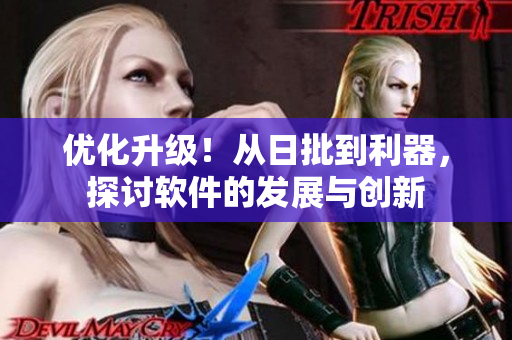 優(yōu)化升級！從日批到利器，探討軟件的發(fā)展與創(chuàng)新