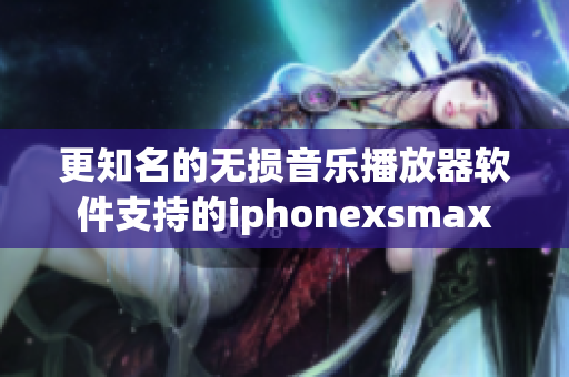 更知名的無(wú)損音樂播放器軟件支持的iphonexsmax