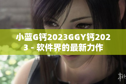 小藍(lán)G鈣2023GGY鈣2023 - 軟件界的最新力作
