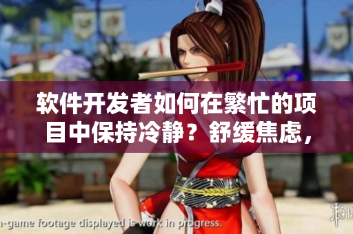 軟件開發(fā)者如何在繁忙的項(xiàng)目中保持冷靜？舒緩焦慮，高效完成工作！