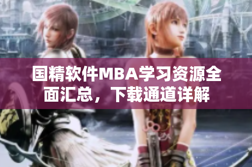 國(guó)精軟件MBA學(xué)習(xí)資源全面匯總，下載通道詳解