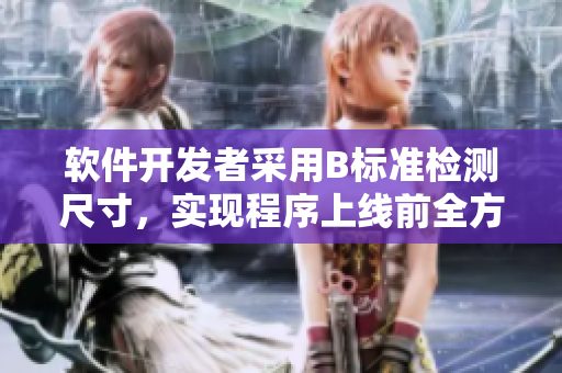 軟件開(kāi)發(fā)者采用B標(biāo)準(zhǔn)檢測(cè)尺寸，實(shí)現(xiàn)程序上線前全方位測(cè)試