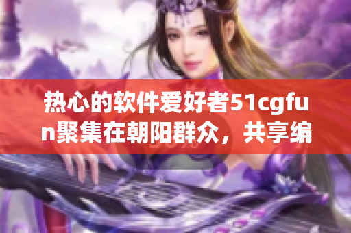 熱心的軟件愛好者51cgfun聚集在朝陽群眾，共享編程樂趣