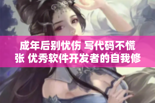 成年后別憂傷 寫代碼不慌張 優(yōu)秀軟件開(kāi)發(fā)者的自我修養(yǎng)