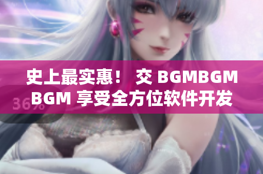 史上最實(shí)惠！ 交 BGMBGMBGM 享受全方位軟件開(kāi)發(fā)指導(dǎo)