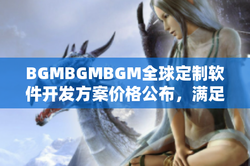BGMBGMBGM全球定制軟件開發(fā)方案價(jià)格公布，滿足不同行業(yè)需求
