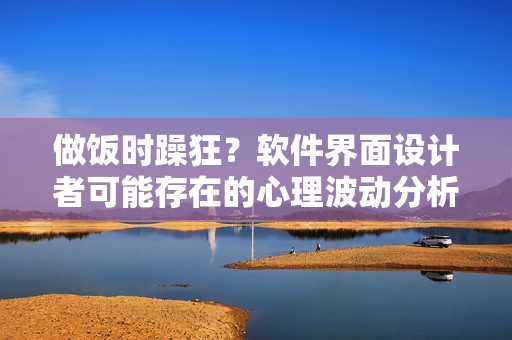 做飯時(shí)躁狂？軟件界面設(shè)計(jì)者可能存在的心理波動(dòng)分析