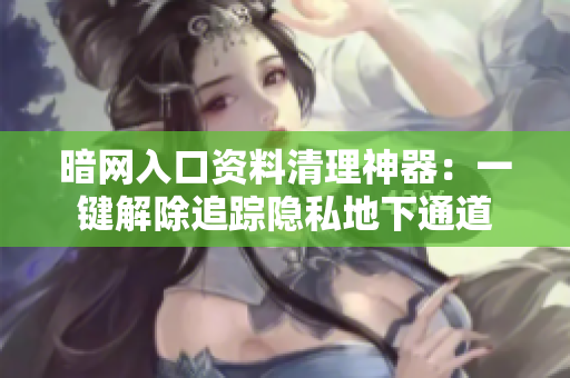 暗網(wǎng)入口資料清理神器：一鍵解除追蹤隱私地下通道