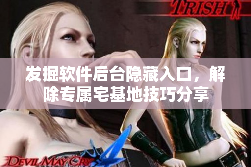 發(fā)掘軟件后臺(tái)隱藏入口，解除專屬宅基地技巧分享