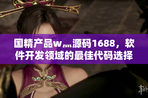 國精產(chǎn)品w灬源碼1688，軟件開發(fā)領(lǐng)域的最佳代碼選擇