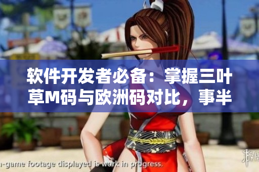 軟件開發(fā)者必備：掌握三葉草M碼與歐洲碼對比，事半功倍