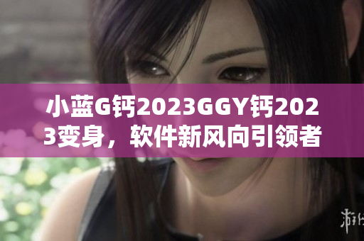小藍(lán)G鈣2023GGY鈣2023變身，軟件新風(fēng)向引領(lǐng)者