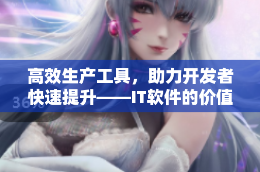 高效生產工具，助力開發(fā)者快速提升——IT軟件的價值與戰(zhàn)略意義