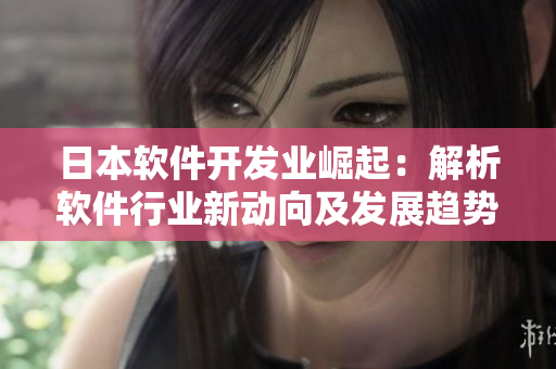 日本軟件開發(fā)業(yè)崛起：解析軟件行業(yè)新動向及發(fā)展趨勢