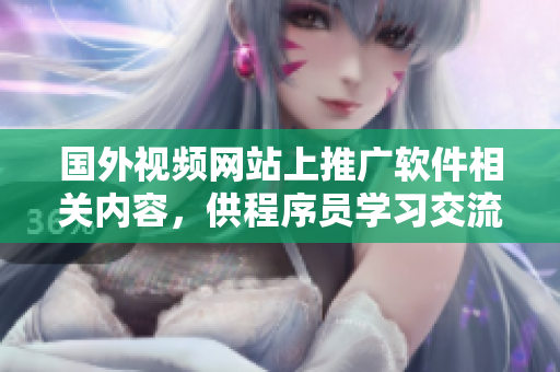 國外視頻網(wǎng)站上推廣軟件相關內容，供程序員學習交流