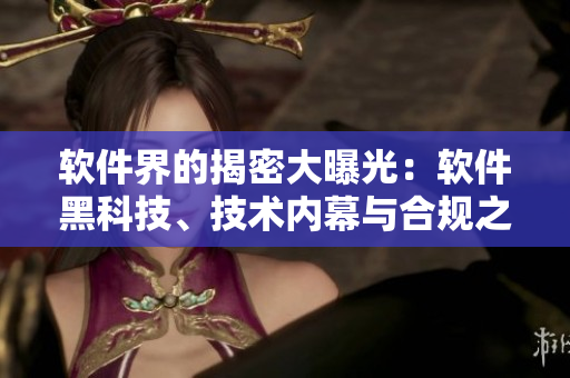 軟件界的揭密大曝光：軟件黑科技、技術(shù)內(nèi)幕與合規(guī)之路