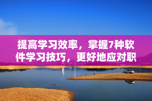 提高學習效率，掌握7種軟件學習技巧，更好地應(yīng)對職場挑戰(zhàn)