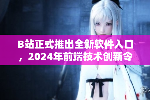B站正式推出全新軟件入口，2024年前端技術創(chuàng)新令用戶體驗更加流暢