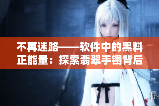不再迷路——軟件中的黑料正能量：探索翡翠手鐲背后的科技奧秘
