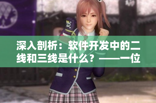 深入剖析：軟件開發(fā)中的二線和三線是什么？——一位編輯的探索