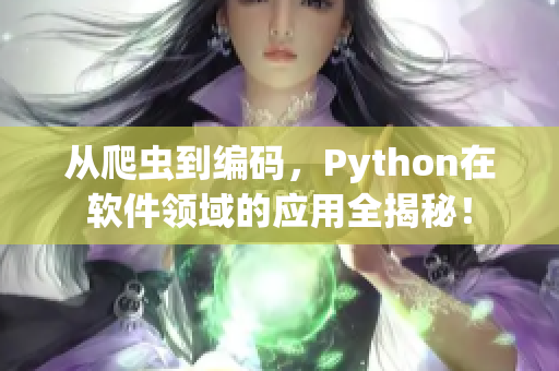 從爬蟲到編碼，Python在軟件領(lǐng)域的應(yīng)用全揭秘！