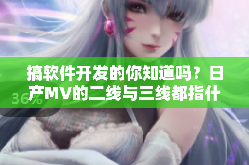 搞軟件開發(fā)的你知道嗎？日產(chǎn)MV的二線與三線都指什么？