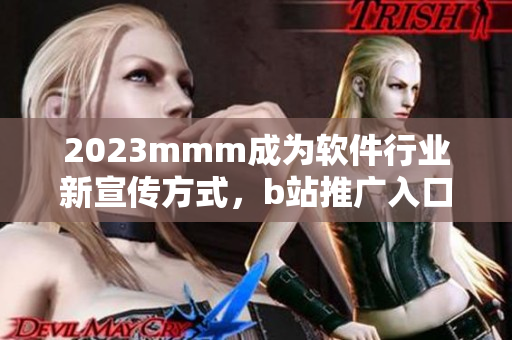 2023mmm成為軟件行業(yè)新宣傳方式，b站推廣入口助力軟件產(chǎn)品走向成功